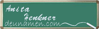 Anita Henkner Visitenkarte